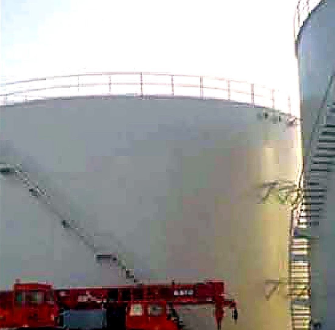 Leighton Contracting, Storage Tank Erection by Kinetic Engineering in Saadiyat Island, Abu Dhabi